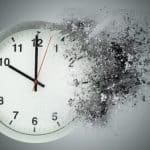 Dissolving clock