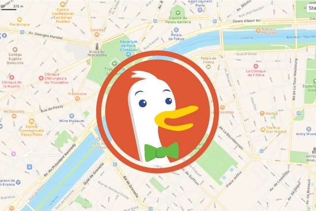 DuckDuckGo Apple Maps