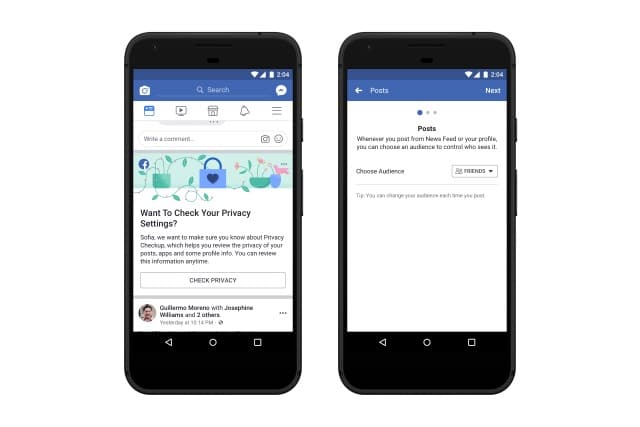 Facebook privacy checkup 2019