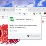 Google password checkup