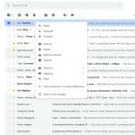 Gmail right click menu