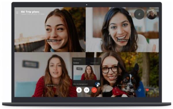 Microsoft brings AI-powered background blurring to Skype