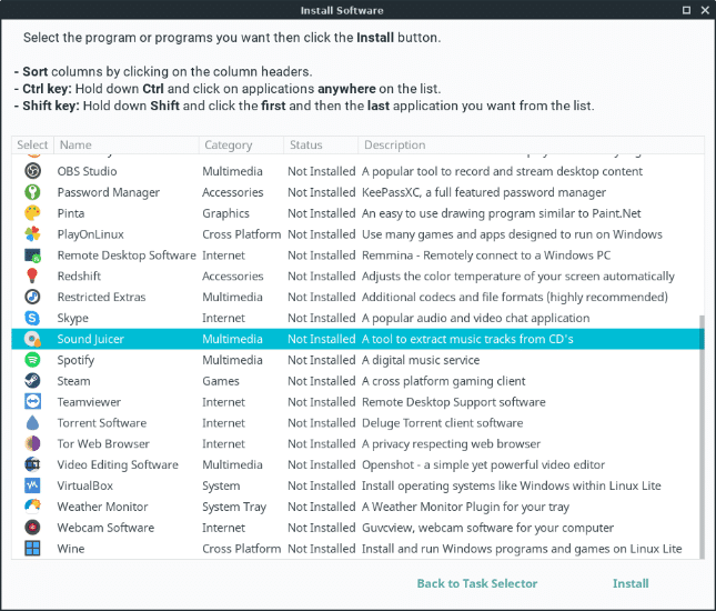 linux lite system requirements