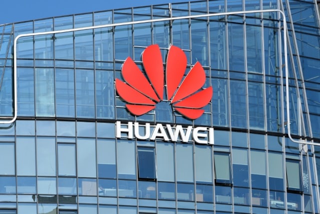 Huawei building logo