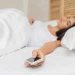 sleeping with phone