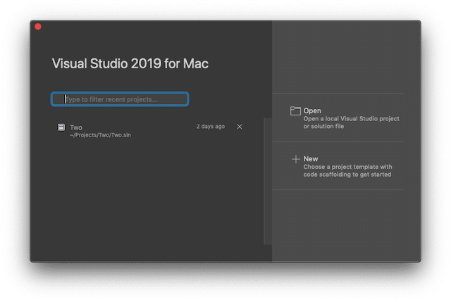 visual studio 2019 mac download