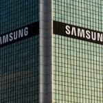 Two Samsung building logos