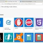 Microsoft Edge Insider Addons website