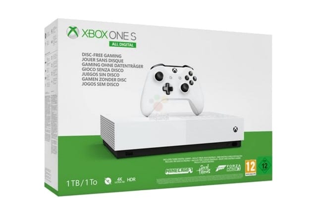 Microsoft Xbox One S All-Digital Edition 1TB Video Game Console