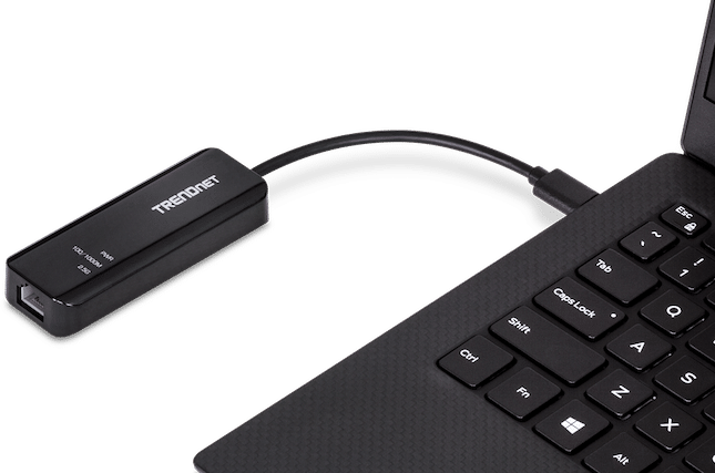 Adaptador de USB-C (tipo C) a Gigabit Ethernet - TRENDnet TUC-ETG