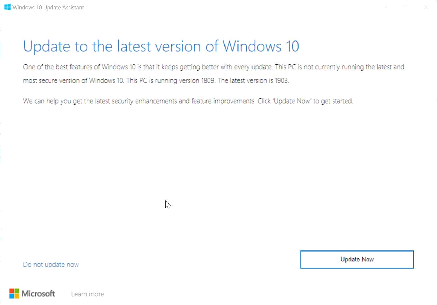 Force Windows 10 to install the May 2019 Update NOW