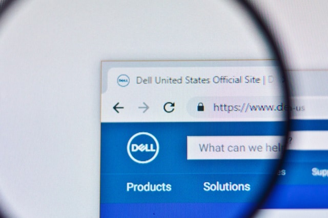 Dell website logo