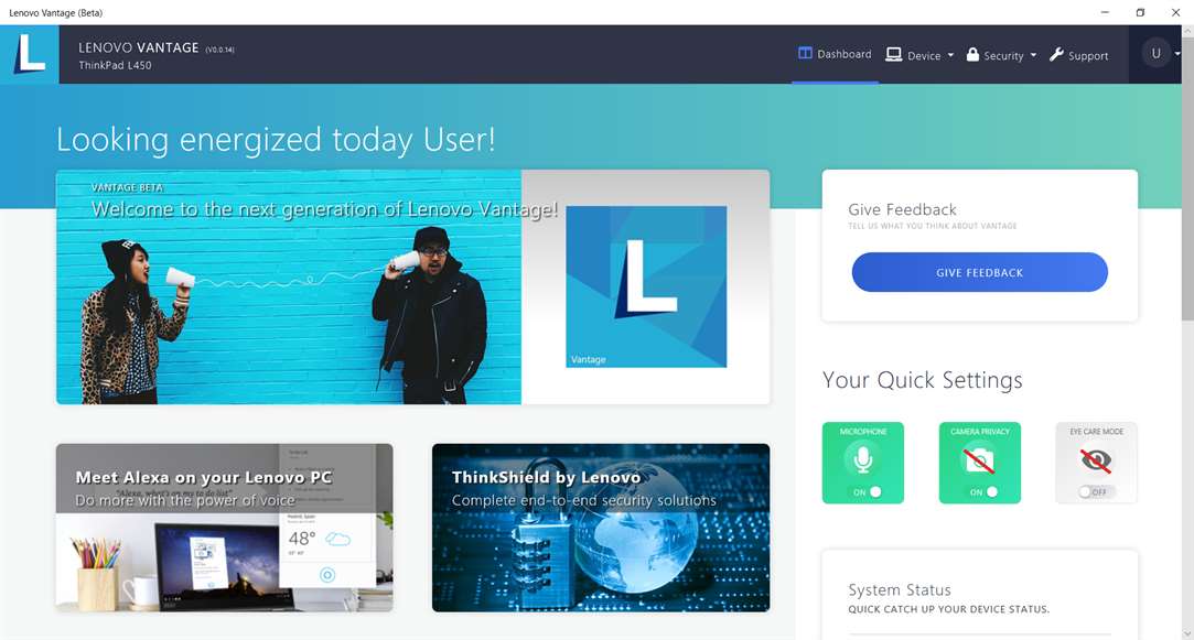 Lenovo vantage windows 10