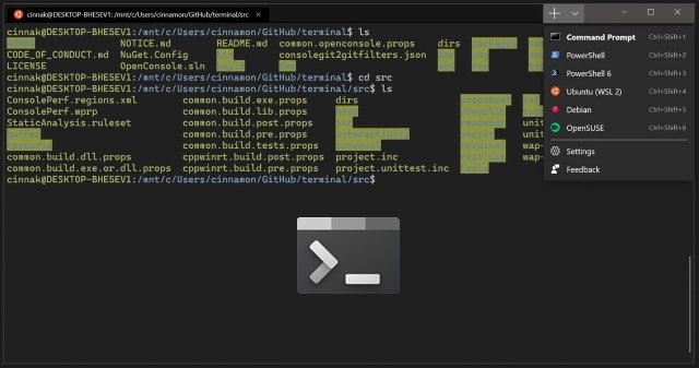 Windows terminal сделать прозрачным