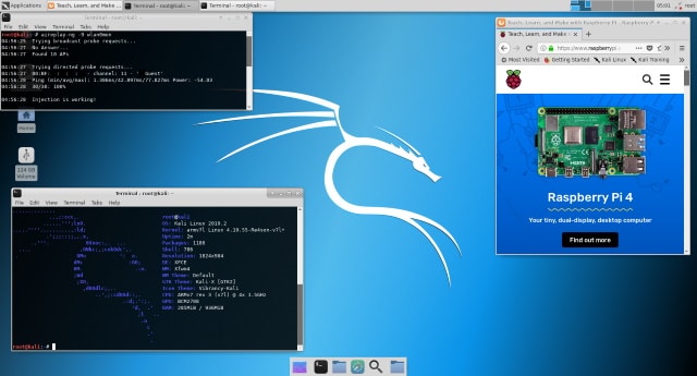 rasberry pi with kali linux nethunter