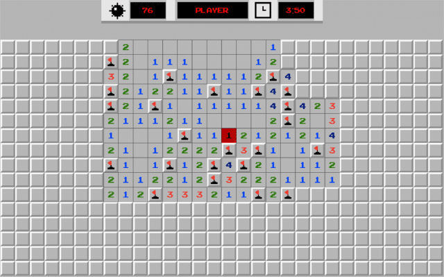 microsoft minesweeper adventure mode cant see screen
