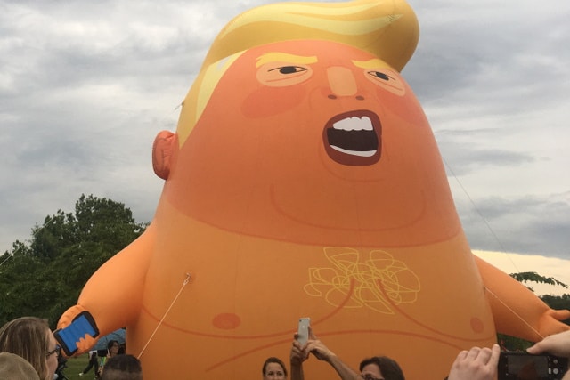 Trump baby blimp