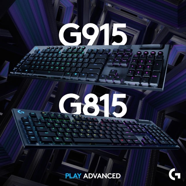 Logitech G915 Low Profile Keyboard for Gaming - Tactile