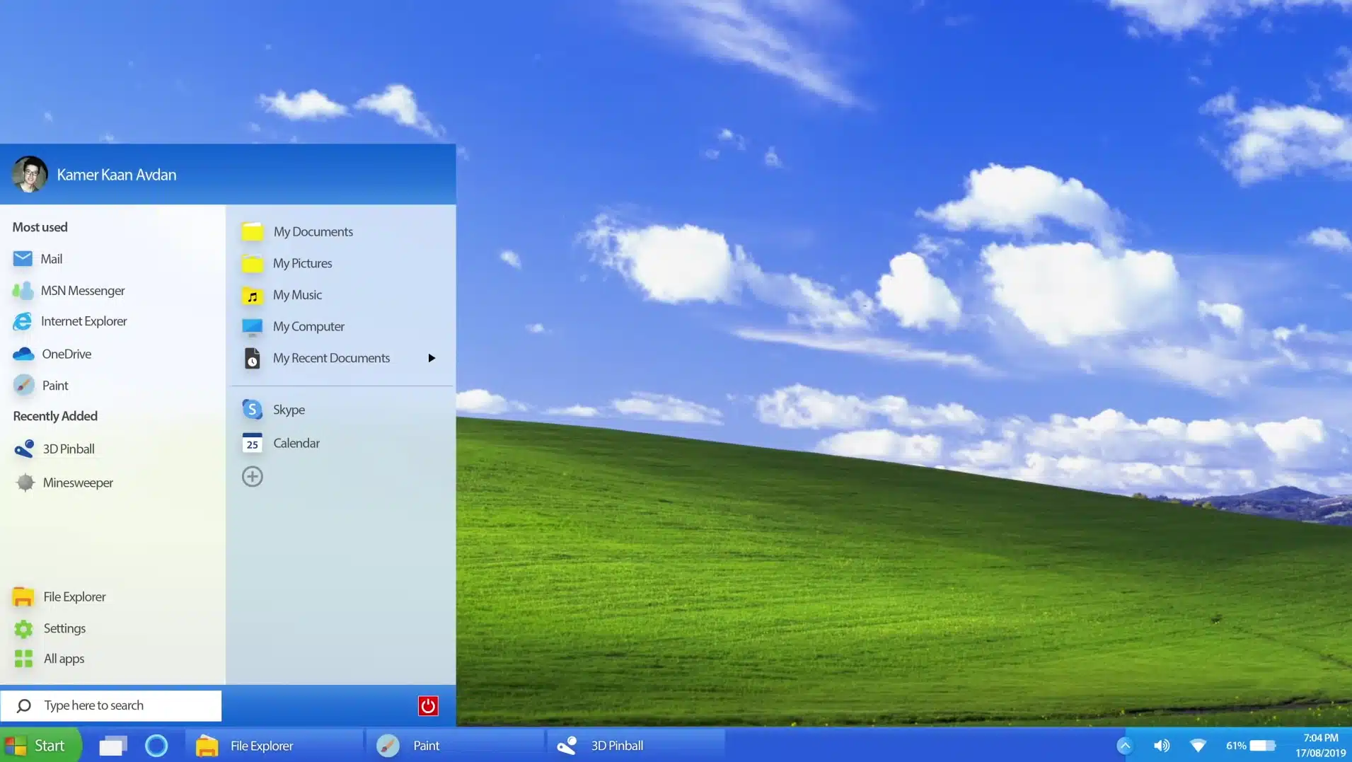 Windows msn. Windows XP 2019 Edition. Виндовс хр 2021. Стандартный рабочий стол. Операционная система Windows хр.