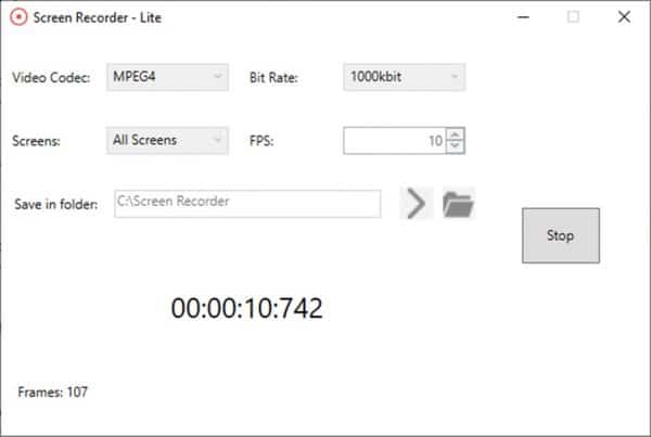 simple screen recorder windows