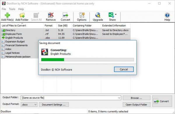 download review of doxillion document converter software