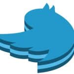 Isometric Twitter logo