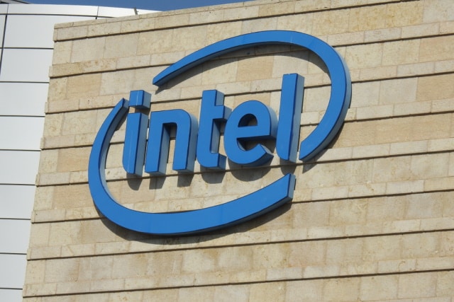 Intel building logo