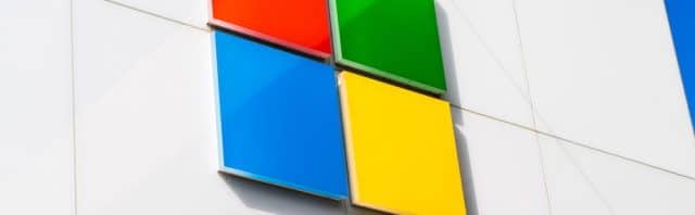 Colorful Microsoft logo