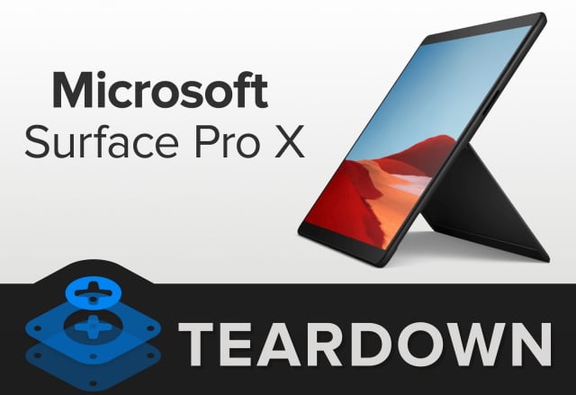 Microsoft Surface Pro X teardown