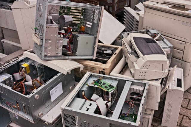 old scrap computers