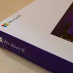 Purple Windows 10 box