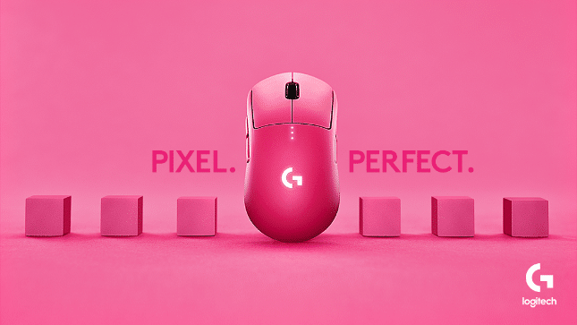 PIXEL is a limited-edition Pepto-pink Logitech G PRO wireless 