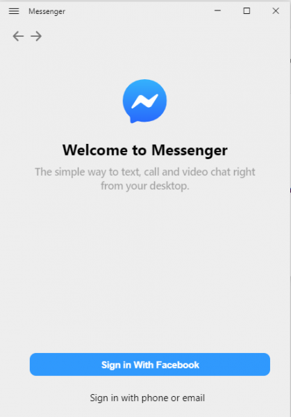 update messenger