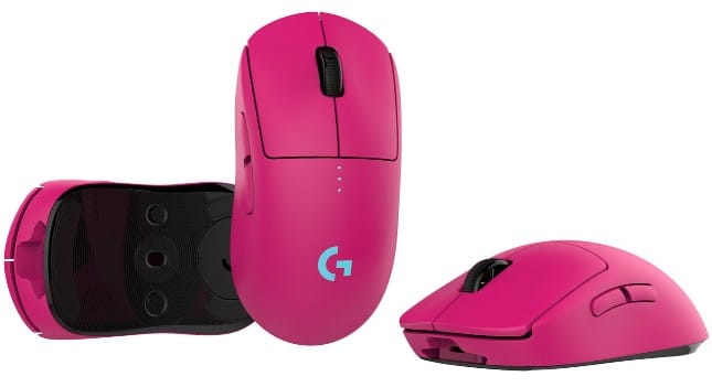 logitech g pro wireless gaming mouse pink