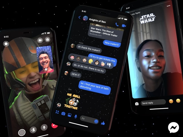 Star Wars: The Rise of Skywalker lands in Facebook Messenger