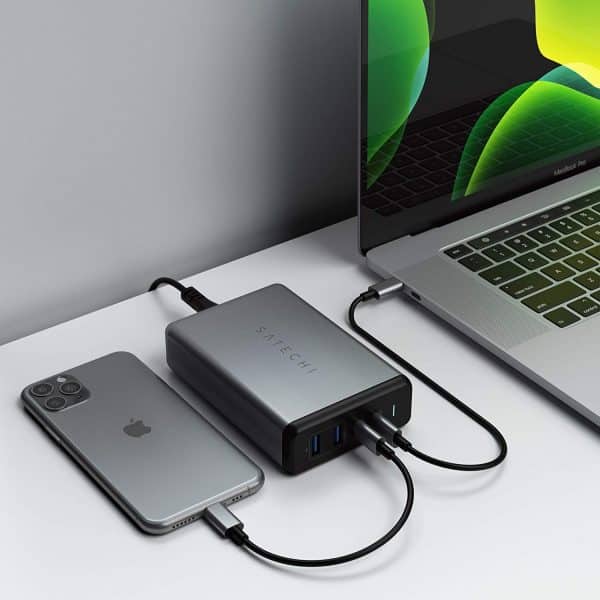 Satechi 108w pro usb c pd desktop charger обзор