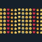 Twitter emoji reactions