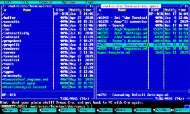 CRT-Effekte des Windows-Terminals