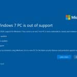 Your Windows 7 PC is out of support