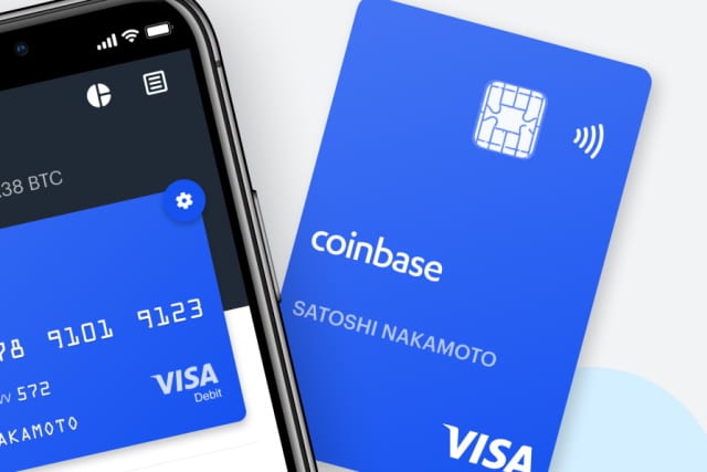 visa coinbase card