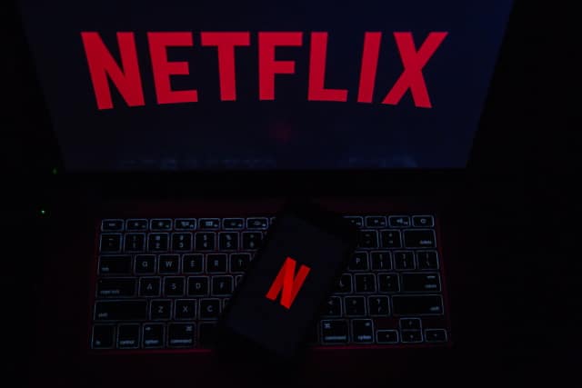 Netflix on laptop and mobile