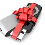 Giftwrapped USB