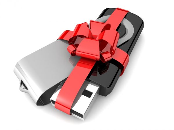 Giftwrapped USB