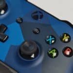 Blue Xbox controller