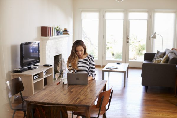 working from home