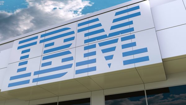 IBM logo clouds