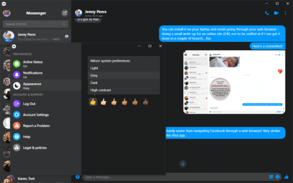 Hands-on with Facebook's relaunched Messenger for Windows and Mac