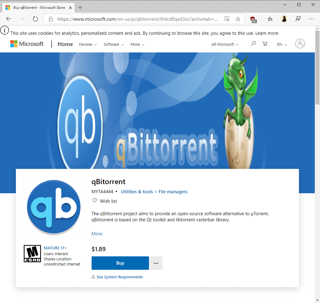 free instal qBittorrent 4.5.4