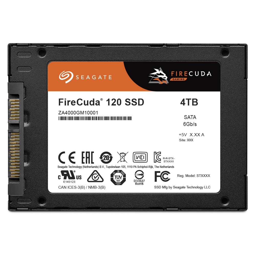 Seagate releases FireCuda 120 SATA SSD for gaming