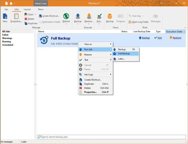 fbackup 8.1 do incremental backup fbackup 8.1 do incremental backup